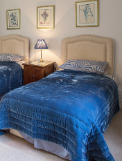 Twin bedroom at Fords Farm bed & breakfast Wallingford near Oxford