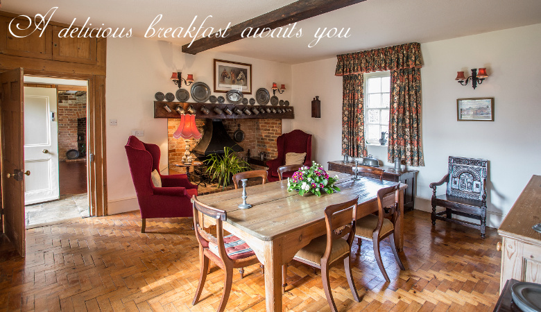 Breakfast room at Fords Farm B&B near Wallingford and Heley-on-Thames